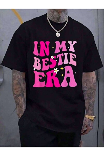 799 تي شيرت صيفي للرجال والنساء من القطن 100% بتصميم "In My Bestie Era" للبنا...