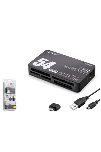 BSD iETOP TC209 USB Type-C قارئ بطاقات الكل في واحد SD MicroSD MMC MS 480 ميج...