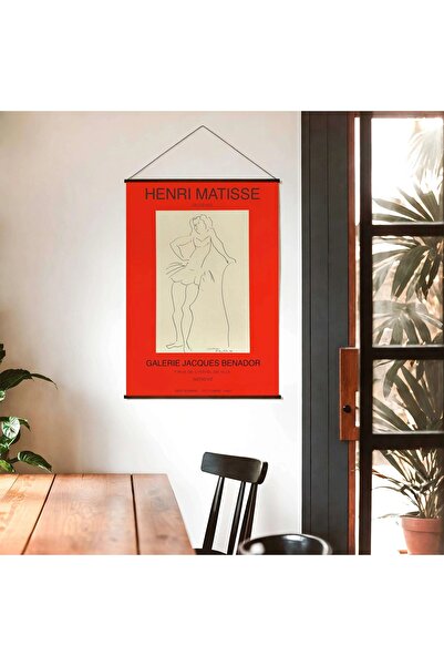Ahşap Askılı Dekoratif Poster – 30 cm