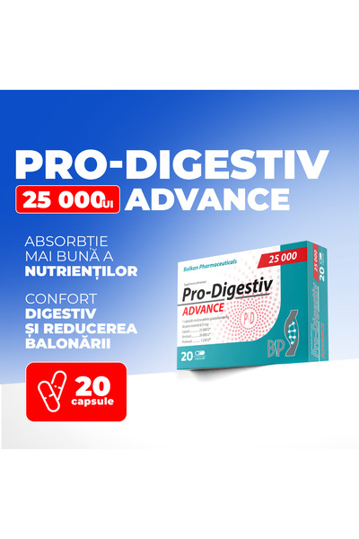 Balkan Pancreatină micronizată, 30 capsule -