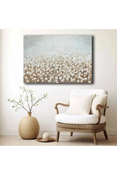 OEM Tablou floral pe pânză, model 70x100 cm, 100% pânză, ramă din lemn de pin...