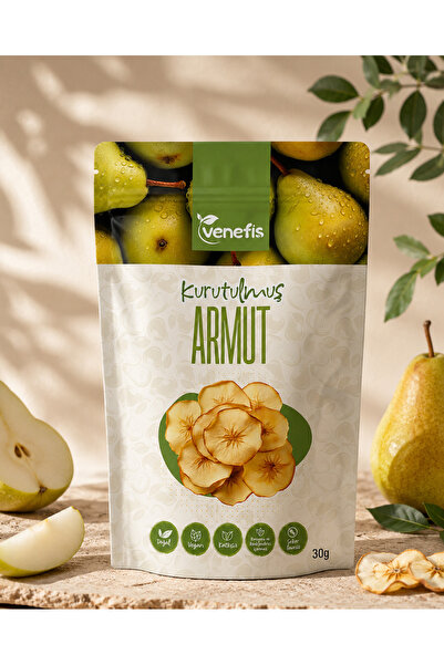 venefis Kurutulmuş Armut 30 Gr - Atıştırmalık Armut Kurusu