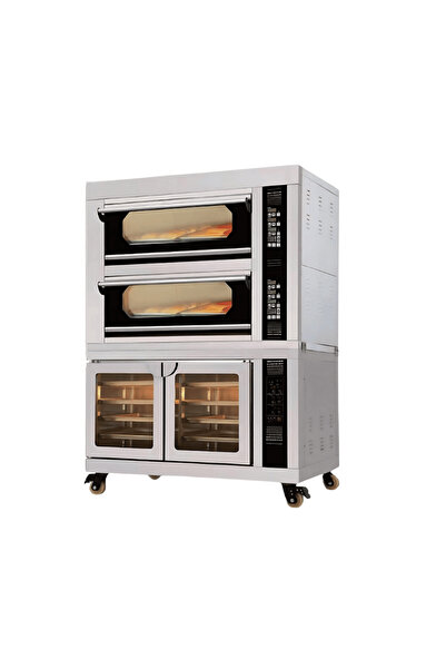 By Kitchen Taş Tabanlı İki Katlı Fırın, Elektrikli, Mayalama Kabinli