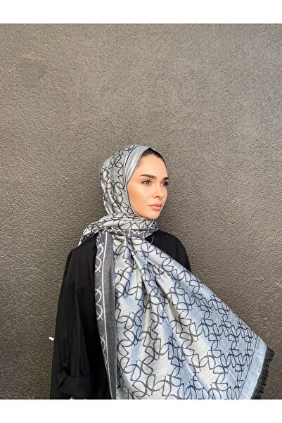 tomrisboutique Jacquard Soft Cashmere Silk Shawl 4 Seasons Double-Sided Clove...