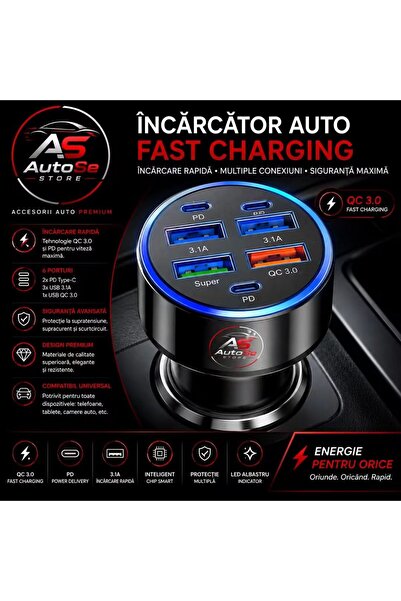 Generic Brand Fast Charging 3.0 + PD Car Charger – Fast Charging for the Whol...