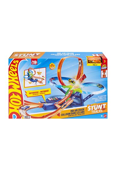HOT WHEELS Stunt Tracks Mir-Air Crash +Mașină 1:64