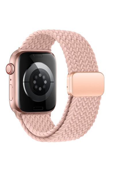Tech-Protect Curea din nailon NylonMag pentru Apple Watch 38/40/41mm - Roz
