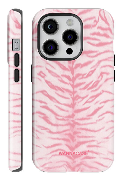WANNACASE iPhone 16 Pro Max Candy Tiger Çift Katmanlı Essential Tough Telefon...