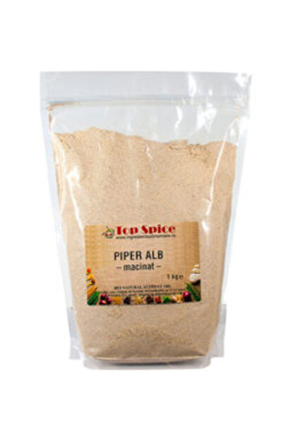 TOP SPICE Piper alb măcinat 1 kg