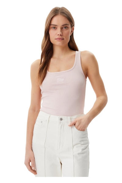 Guess Jeans Αμάνικη Μπλούζα W5GP26KA0H1-G6R4 - Pink - s