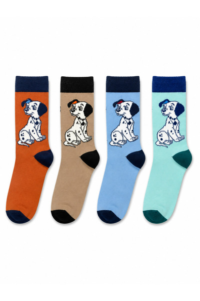 Black Arden Socks 4 Çift Çocuk Pamuklu Soket Çorap Günlük Çorap