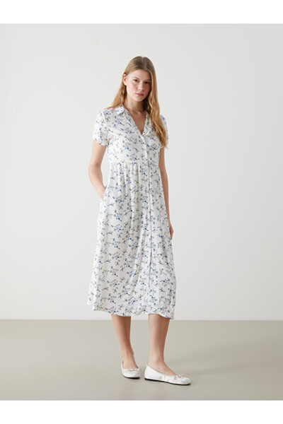 LC Waikiki I Floral Women's Shirt Dress from Freezen Store