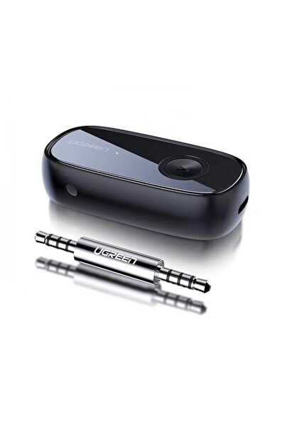 Ugreen CM279 Bluetooth 5.0 AUX Audio Transmitter with Built-in Microphone, Black
