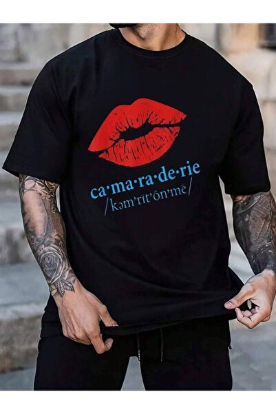4CR تي شيرت صيفي كلاسيكي للرجال والنساء من القطن 100%، بتصميم I Mean Camarade...