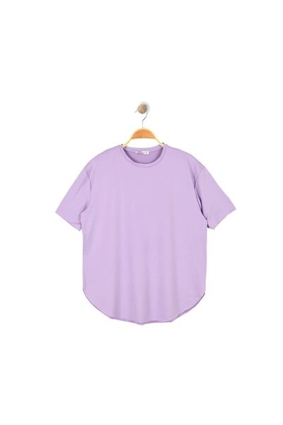 ALG Women's Oversize Loose T-Shirt - Sleeves and Hem Seamless, Soft Fabric