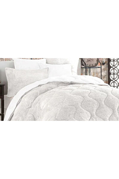 Saray Home Σετ Παπλωματοθήκη Υπέρδιπλο Softwell ΔΩΡΟ 2 Μαξιλαροθήκες Εκρού 22...