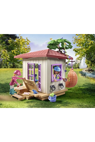 Playmobil Set de construcție Clubul Iubitorilor de Cai 2 Figurine + Cal și Ac...