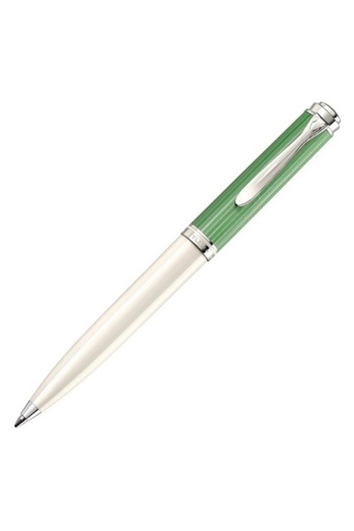 Pelikan قلم حبر جاف K605 باللونين الأخضر والأبيض إصدار خاص