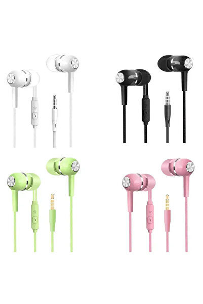 Choice1 mix 4pcs 1/2/3/4Pcs Universal 3.5mm Wired Headphones Sport Earbuds wi...