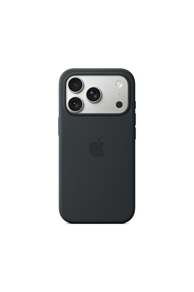 Apples to Pears Husă de silicon Apple cu Magsafe pentru iPhone 17 Pro Negru