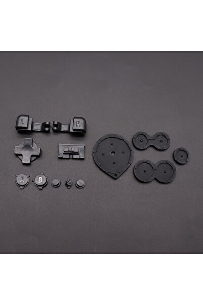 choice2 Black Plastic Full Set Buttons For GBA SP A B L R Select Start Power ...