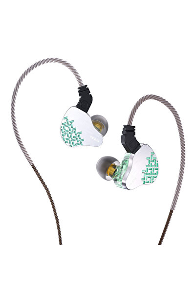 Choice1 سماعات أذن IEM سلكية خضراء بدون ميكروفون من روزفينش KBEAR، غشاء مركب ...