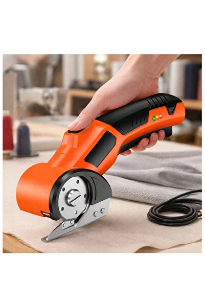 Generic Brand Foarfeca Electrica pentru Cartoane, Textile si Piele, cu LED, L...