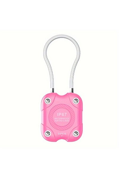 Choice3 Pink For Airtag Case-Compatible Waterproof Case With Steel Wire Cable...