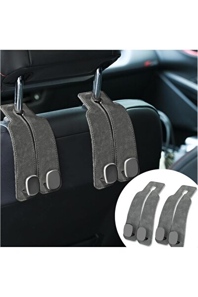 Generic Two pieces of car headrest hooks, double purse hook for car, purse an...