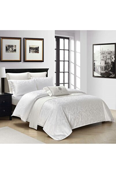 OEM 100% Cotton Jacquard Duvet Cover Set with Stretchy – 4 pieces | 14123-PR