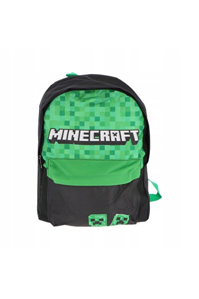 NO BRAND Rucsac școlar Minecraft Creeper pentru băieți, mare, A4