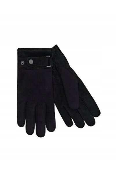 NO BRAND Mănuși negre Material din piele naturală Inserții Classic Reserve m