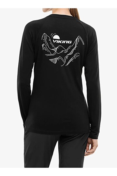 Viking Tricou de trekking pentru femei Andali Ls Women negru/gri S