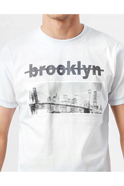 NO BRAND Tricou bărbătesc Brooklyn 01 5XL