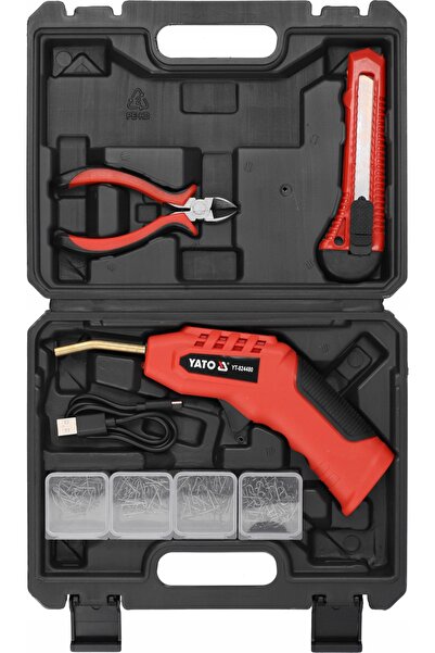 yato MAȘINĂ DE SUDURĂ PLASTIC FĂRĂ FĂRĂLIE 3,7V (2AH, BMC) TIP VALIZĂ YT-824480