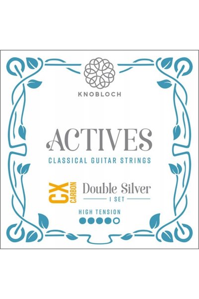 NO BRAND KNOBLOCH ACTIVES DOUBLE SILVER CX CARBON 500ADC Corzi de carbon pent...