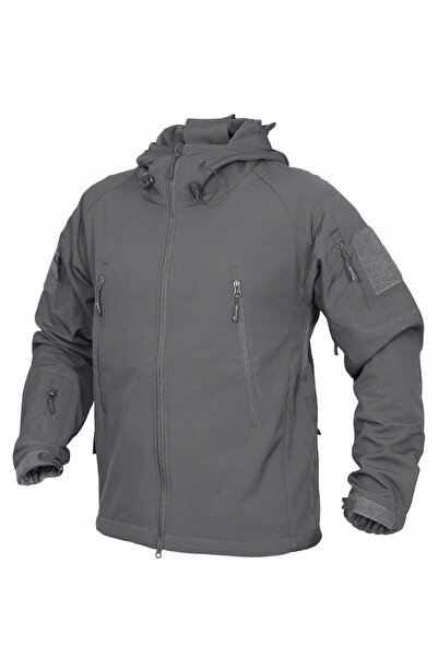 NO BRAND Jachetă softshell Texar Falcon Negru cu glugă R. S.