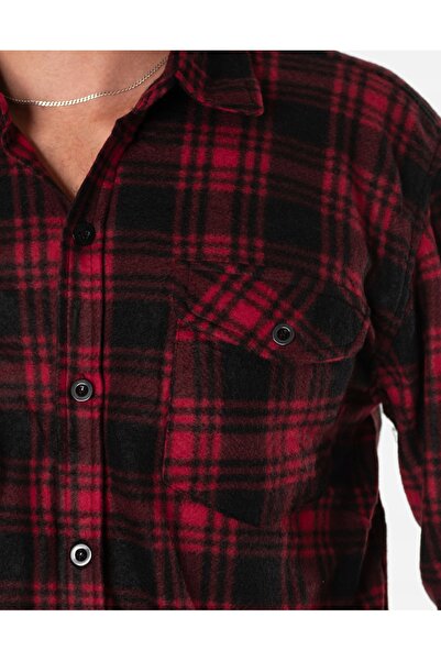 NO BRAND Bluză termică călduroasă din fleece pentru bărbați, căptușită cu fle...