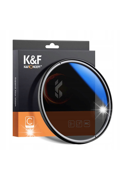 NO BRAND Filtru polarizator K&F Concept MC Blue 72mm