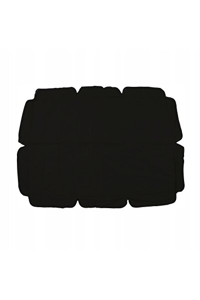 NO BRAND Prelată parasolară pentru leagăn de exterior 164 x 114 cm negru