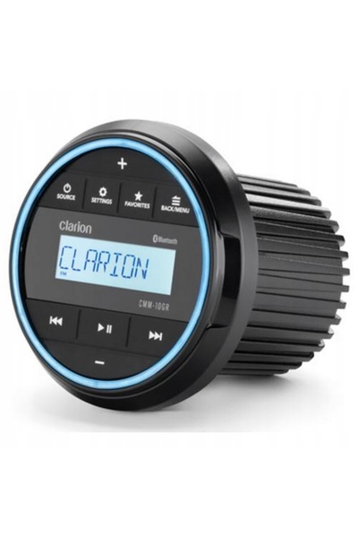 NO BRAND Clarion Cmm-10Gr Radio Marin pentru Iaht Barcă Navigație Maritimă Bl...