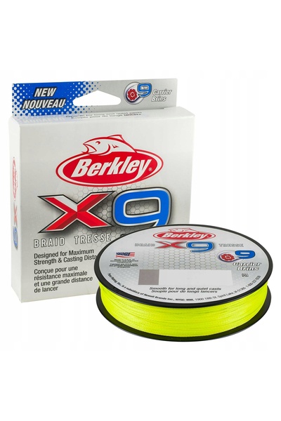 BERKLEY PLECIONKA X9 BRAID 0.08mm 150m VERDE FLUORESCENT