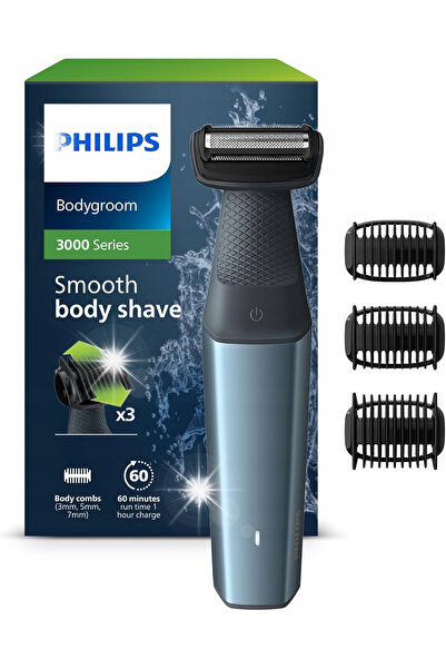 NO BRAND Trimmer corporal pentru bărbați Bodygroom 3000, aparat de ras rezist...