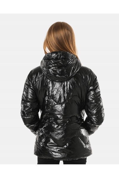 NO BRAND Geacă călduroasă de damă, tip puffer, de iarnă, cu puf 36023-1 R L