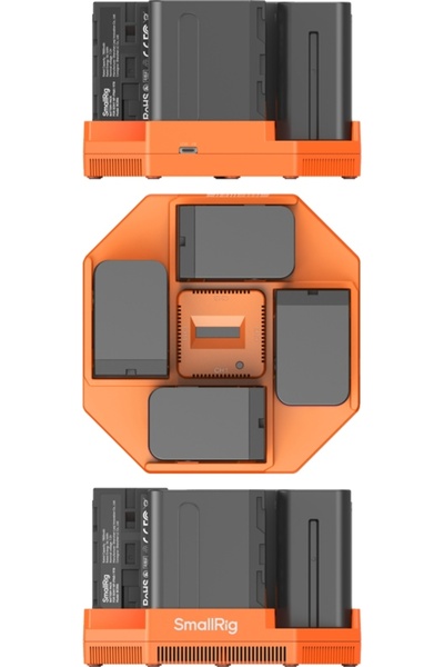 NO BRAND Smallrig 4834 Kit de 4 baterii cu încărcător pentru Np-F970 Sony