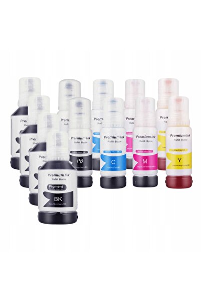 NO BRAND 12X Cerneală nouă 105 106 T00Q T00R pentru Epson Ecotank L7160 L7180