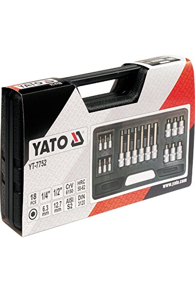 NO BRAND Set chei hexagonale 18 piese Yato Yt-7752