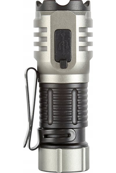 NO BRAND Lanterna compactă reîncărcabilă 10W 1000Lm 7 moduri Alum Yt-085610