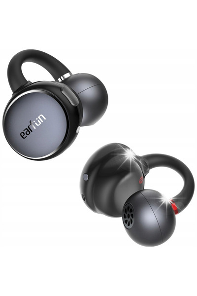 EARFUN Căști wireless cu prindere pe ureche, Bluetooth Ldac, Negre
