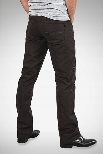 NO BRAND Pantaloni eleganți de afaceri pentru bărbați, pentru înălțimi mari 6...